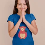 Adorable Monster Hi-Five Girls T-Shirt