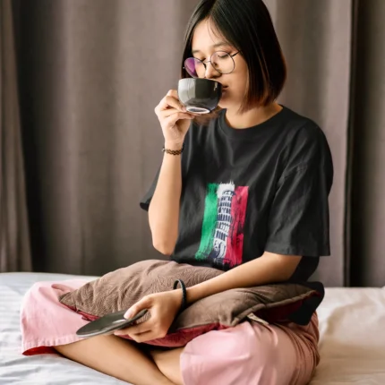 Leaning Tower of Pisa T-Shirt for Girls