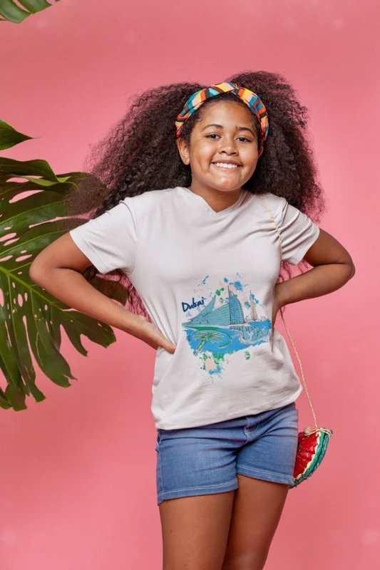 Dubai Dreams Illustrated: A Shirt for Adventurous Girls