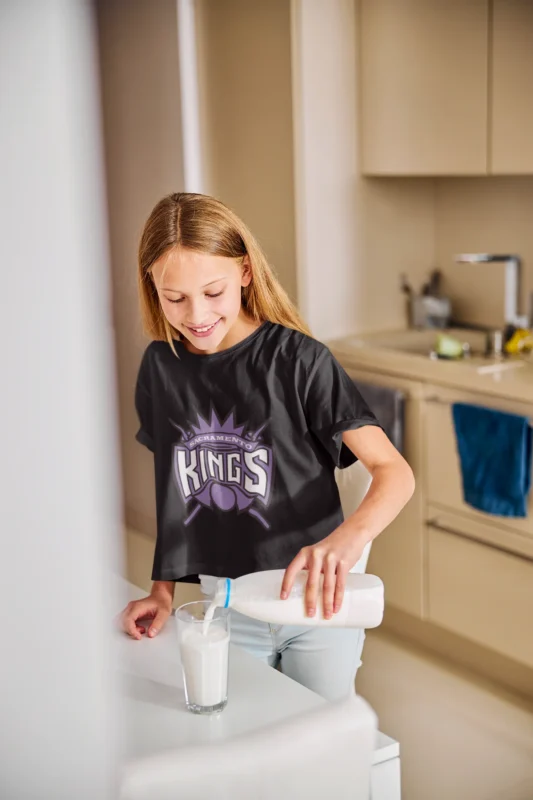 Kings, this shirt is a perfect blend of comfort and fandom for girls who love to showcase their team pride.