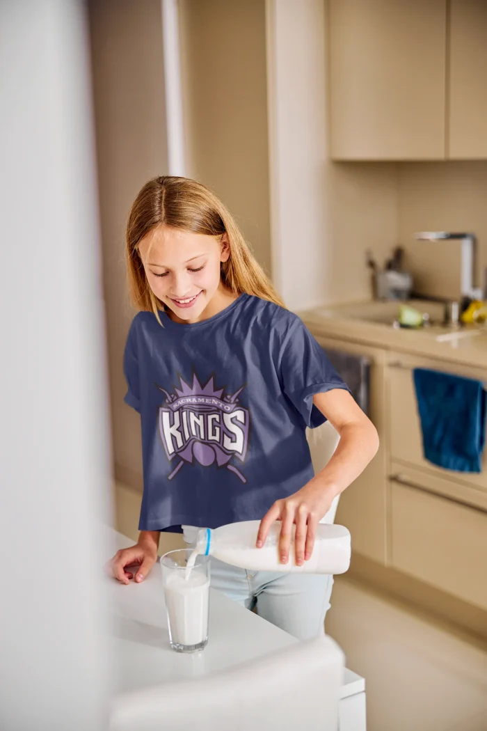 Kings, this shirt is a perfect blend of comfort and fandom for girls who love to showcase their team pride.