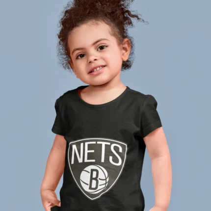 Brooklyn Nets Girls Classic Logo Tee