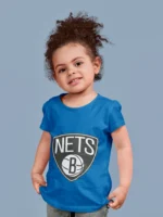 Brooklyn Nets Girls Classic Logo Tee