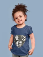 Brooklyn Nets Girls Classic Logo Tee