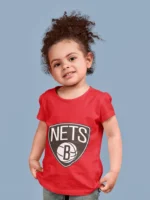 Brooklyn Nets Girls Classic Logo Tee