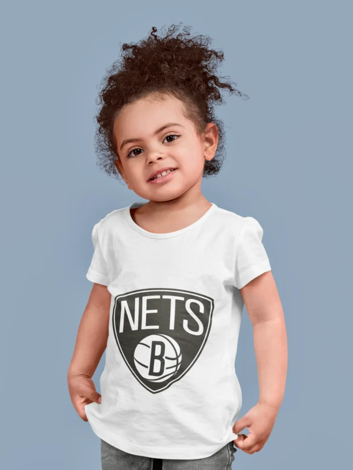 Brooklyn Nets Girls Classic Logo Tee