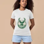 Step into the spotlight with confidence, showcasing your love for the game and the city in a design that captures the essence of Milwaukee's basketball prowess.