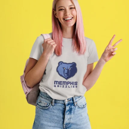 Show your team spirit in a whole new light as you embrace the vibrancy of the Memphis Grizzlies with this unique and stylish tee.