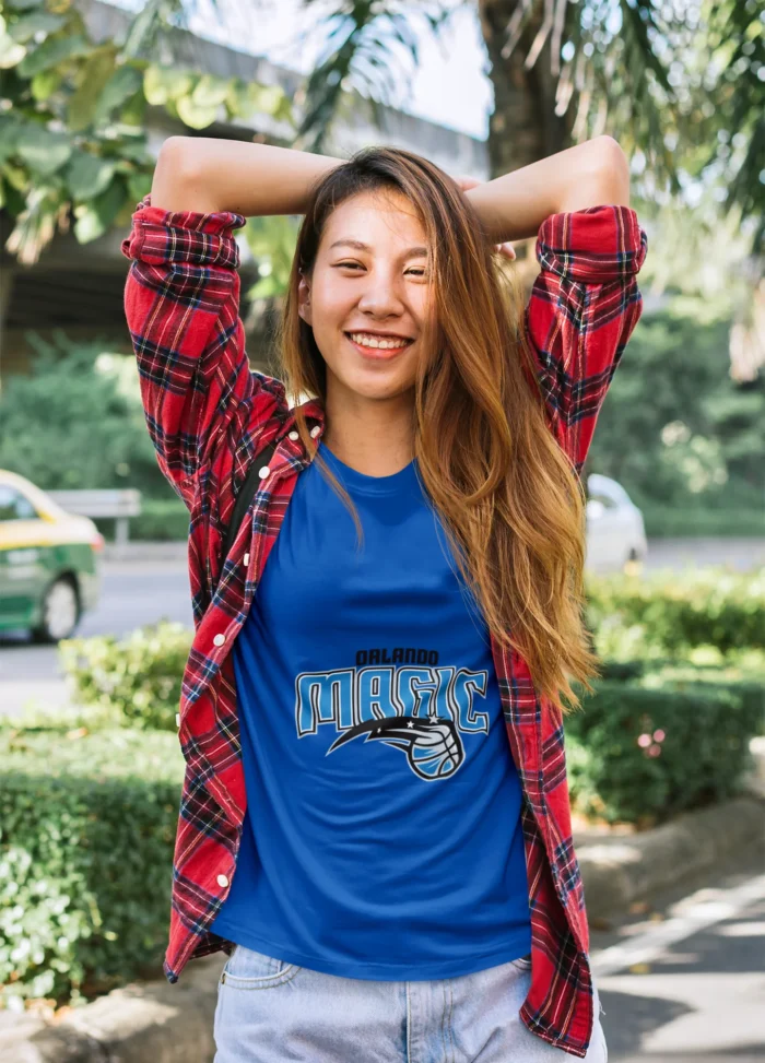 Crafted with passion and designed for the modern woman, this tee seamlessly blends style with team pride. Embrace the magic both on and off the court.