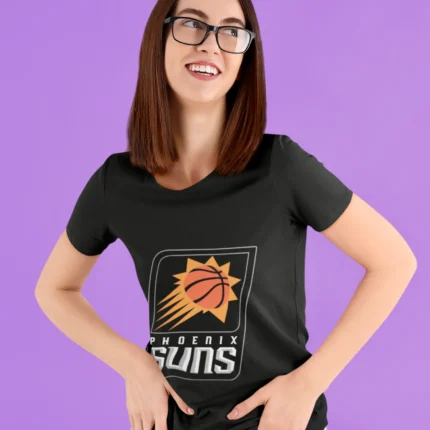 Step into the limelight and embrace the fiery spirit of the Suns with this exclusive women's tee.