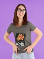 Step into the limelight and embrace the fiery spirit of the Suns with this exclusive women's tee.