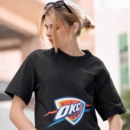 Oklahoma City Thunder in this trendy and comfortable shirt