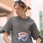 Oklahoma City Thunder in this trendy and comfortable shirt
