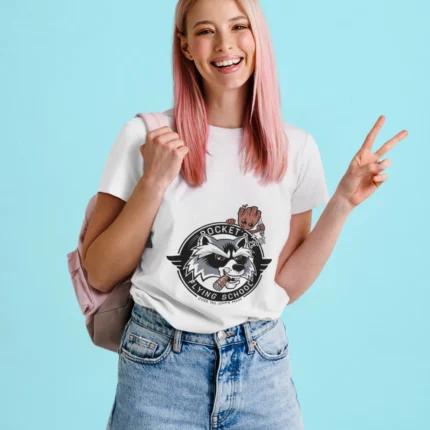 This exclusive tee merges comfort with intergalactic flair, making it a must-have for every Marvel-loving fashionista. Elevate your wardrobe to new dimensions and make a statement that's out of this world!