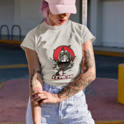 Mystical Elegance: Itachi-Inspired Women's T-Shirt