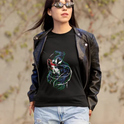 Venom-Inspired Women's T-Shirt