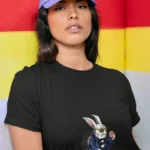 Experience the joy of effortless chic with the Rich Bunny "Enchanting Blossoms" tee.