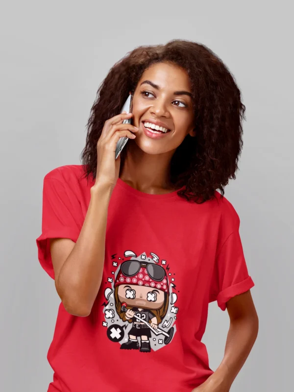 Bearded Man's Whimsy Tee for Women