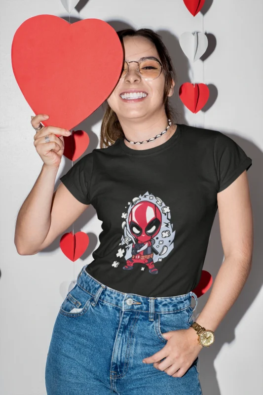 Spiderman-Inspired Women's Empowerment T-Shirt