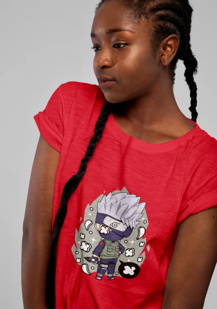 Immerse yourself in the world of ninjutsu and share your love for the iconic Kakashi with this exclusive tee that blends comfort, quality, and a touch of ninja mystique.