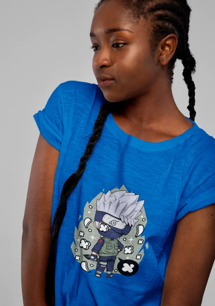 Immerse yourself in the world of ninjutsu and share your love for the iconic Kakashi with this exclusive tee that blends comfort, quality, and a touch of ninja mystique.