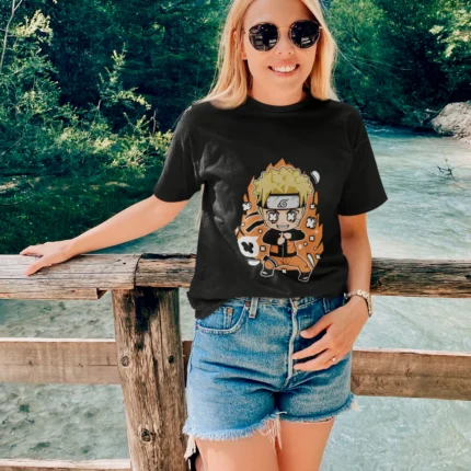 Naruto with this exclusively designed women's t-shirt