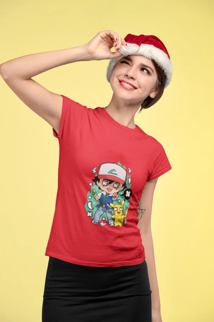 Comfortable, stylish, and filled with nostalgia, this tee is a tribute to the timeless bond between a Trainer and their trusty Pokémon.