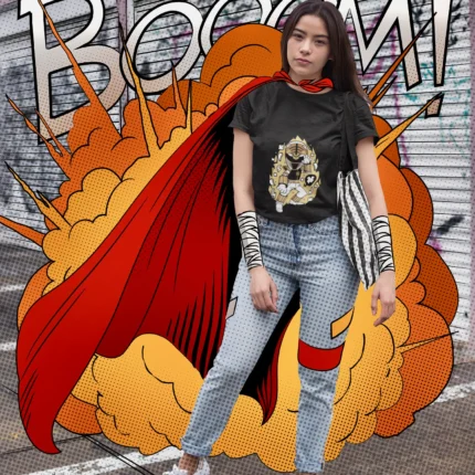 Step into the legacy of the White Ranger with a garment that seamlessly fuses fashion with fandom.