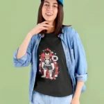 Dare to stand out and embrace your inner superhero with this eye-catching piece that speaks volumes about your individuality.