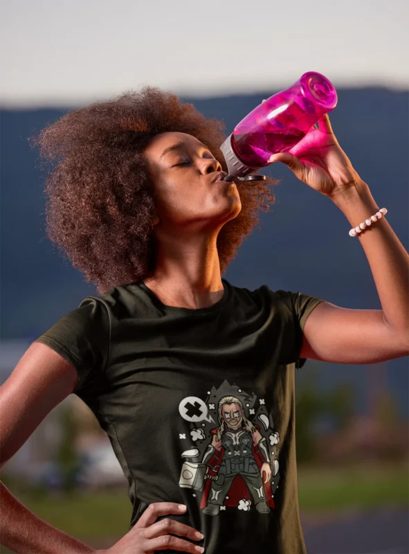 Crafted for comfort and style, this shirt is perfect for casual outings, expressing your love for the Marvel universe in a uniquely feminine way.