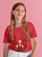 Building Dreams: LEGO-inspired Girls T-Shirt