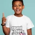 Grand Theft Auto VI Adventure Boys T-shirt is more than just clothing; it's a statement of passion and a nod to the excitement of the gaming realm