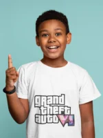 Grand Theft Auto VI Adventure Boys T-shirt is more than just clothing; it's a statement of passion and a nod to the excitement of the gaming realm