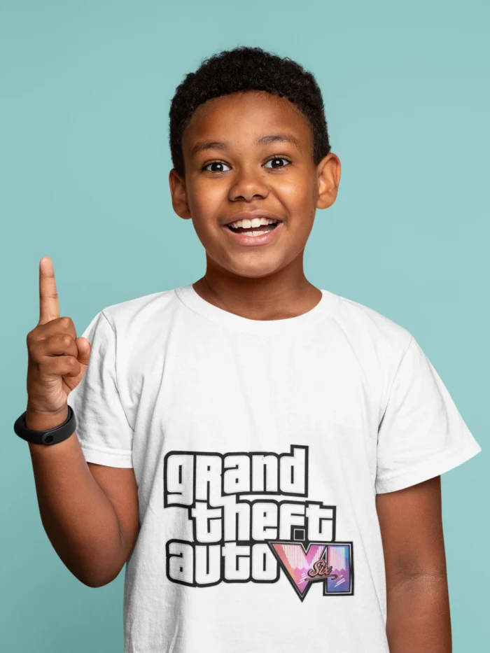 Grand Theft Auto VI Adventure Boys T-shirt is more than just clothing; it's a statement of passion and a nod to the excitement of the gaming realm