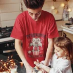 Chibi Pennywise shirt that balances creepy allure with youthful spirit.