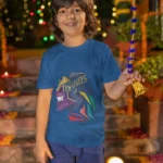 Embrace the cosmic energy and let your child express their love for iconic characters with this must-have tee.