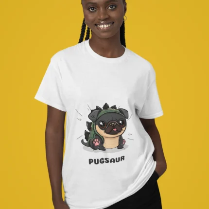 Pugsaur Dogs Women's T-Shirt