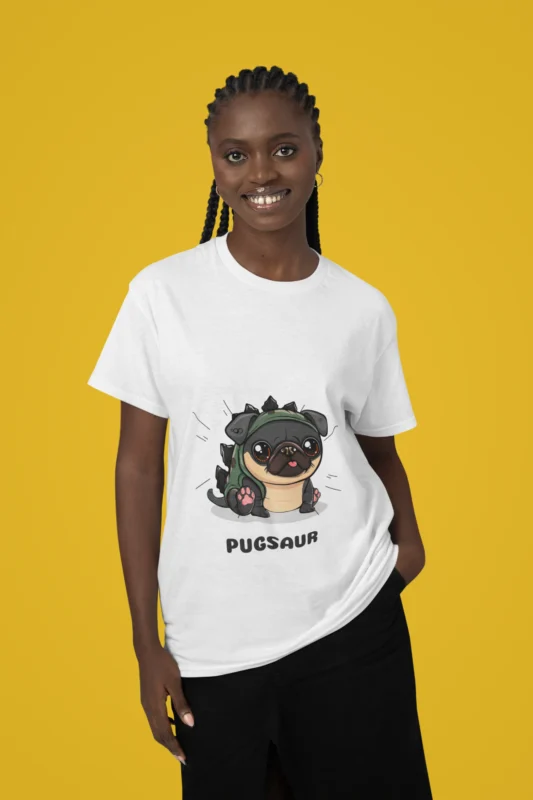 Pugsaur Dogs Women's T-Shirt