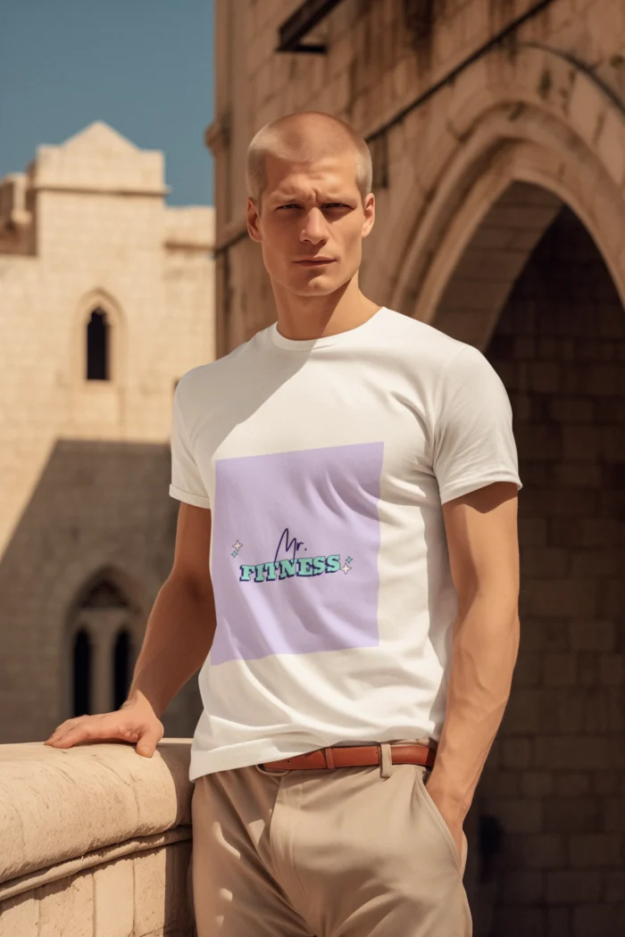 Unique T-Shirt Design for Active Men