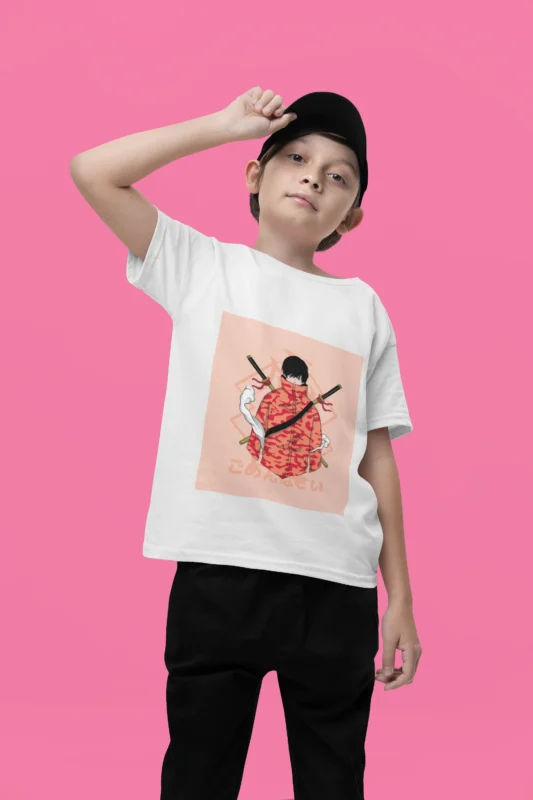 Anime Swordsman Boys T-Shirt for Boys – Empower Your Style