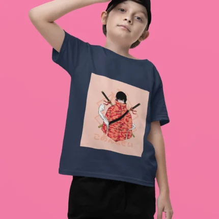 Anime Swordsman Boys T-Shirt for Boys – Empower Your Style