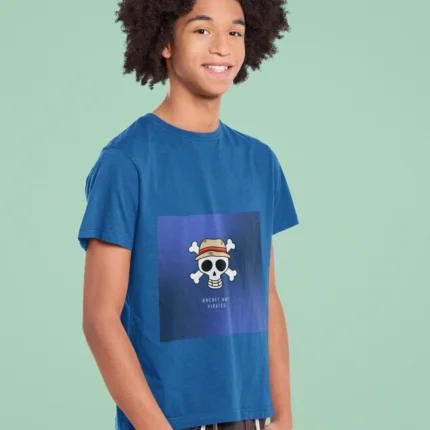 One Piece Symbol Boys T-Shirt - Perfect Tee for Young Pirates