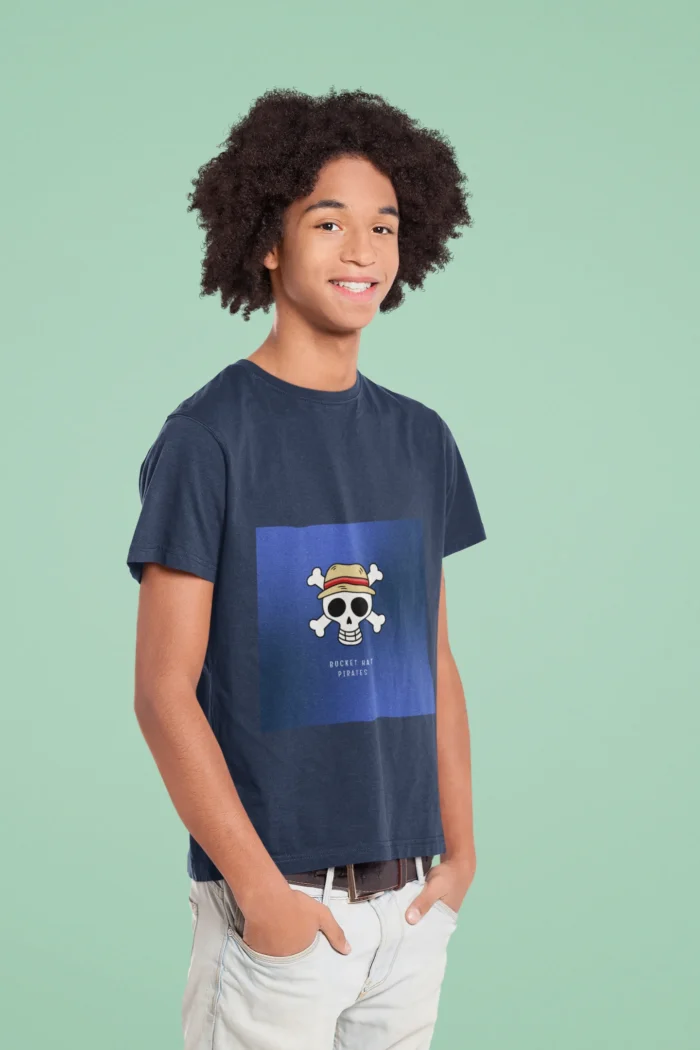 One Piece Symbol Boys T-Shirt - Perfect Tee for Young Pirates