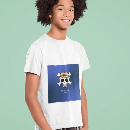 One Piece Symbol Boys T-Shirt - Perfect Tee for Young Pirates