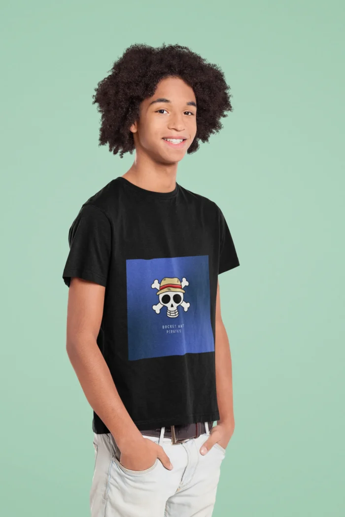 One Piece Symbol Boys T-Shirt - Perfect Tee for Young Pirates