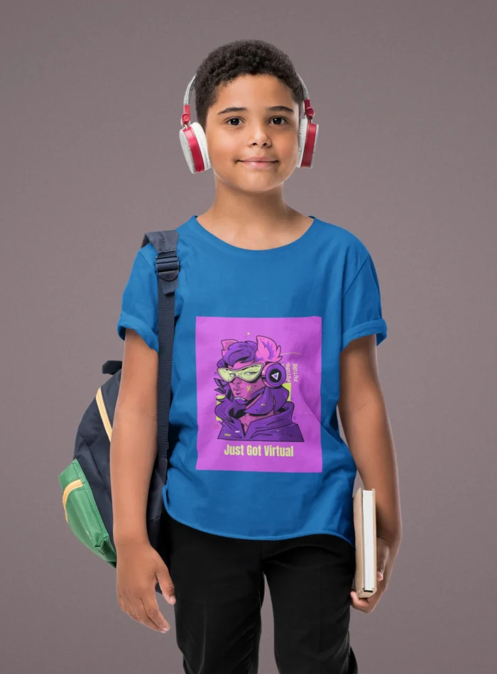 Just Got Virtual Boys T-Shirt - Trendy and Fun T-Shirts for Boys