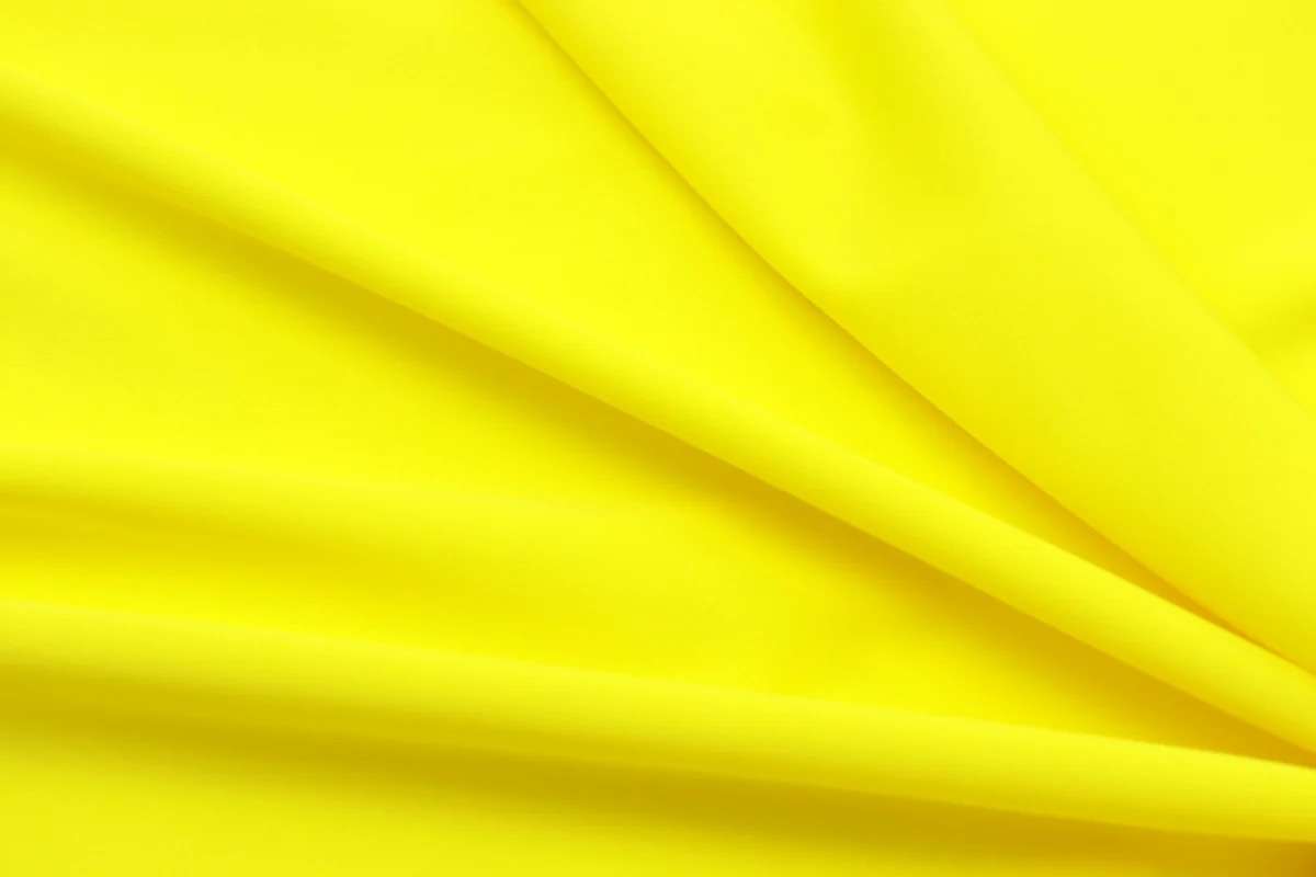 Yellow colour shirt fabric material