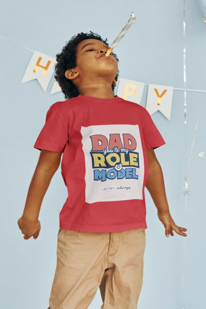 Dad You're My Role Model Boys T-Shirt - Express Your Gratitude with Style