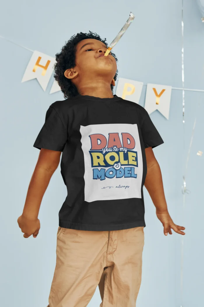 Dad You're My Role Model Boys T-Shirt - Express Your Gratitude with Style