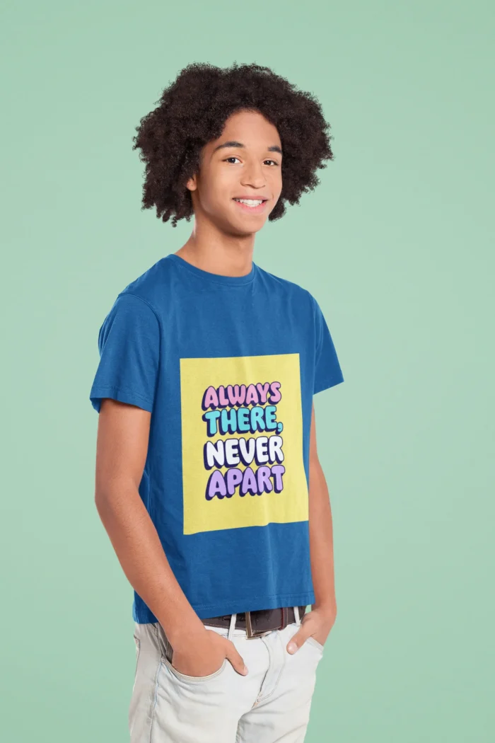 Adventure Awaits: Always There,Never Apart Boys T-Shirt